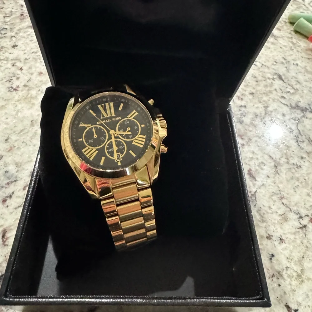 Michael Kors 45mm Bradshaw Watch EUC